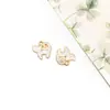 1 Colgante de Gato Esmaltado de Aleación 12X12Mm Mini Dibujo Animado Lindo Accesorio de Pendiente Infantil Colgante para Niña