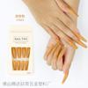 Europa y Estados Unidos caliente largo 24 piezas de color ropa de ballet uñas postizas removibles acabado de uñas color sólido se puede procesar