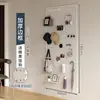 Estantería de Tablero Perforado para Sala de Estar Almacenamiento en Toda la Pared Puerta de Entrada Tablero Colgante para Entrada Decoración de Pared Tablero Perforado de Metal