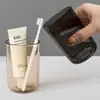 Vaso para enjuague bucal extra grueso Vaso para cepillado Vaso para lavar vasos doméstico infantil de alta apariencia para parejas almacenamiento de lujo ligero Vaso para cepillos de dientes