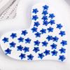 Patch Estrela de Cinco Pontas Pérola ABS Cristal Creme Capa de Celular Material Acessórios de Strass Fabricante Atacado 10mm