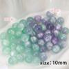 Contas Redondas que Mudam de Cor 10mm Resina Lua Queda Estrelas Elegante Artesanal DIY Pulseira Colar Contas Soltas Acessórios Material