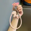 Lanyard de Cuero Corto para Teléfono Correa de Muñeca Colgante Atrae Dinero de Año Nuevo para Mujeres Cadena de Mano para Exteriores Estuche para Llaves Duradero