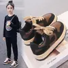 Zapatillas Bajas para Niños 2026 Primavera Nuevas Moda Coreana Zapatos Casuales para Niños con Cierres de Velcro Zapatos para Niñas