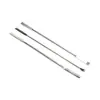 Cuchara de Acero Inoxidable para Medicina de Laboratorio Raspador de Medicina Cuchara de Medicina de Cabeza Única y Doble Raspador de Micro-Medicina Cuchara con Forma de U Una Cuchara Una Pala Cuchara Muestreadora