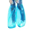 1 par de cubrezapatos desechables cubrezapatos impermeables para días de lluvia cubrezapatos de tubo largo engrosados para botas de granja cubrezapatos de plástico para rafting al aire libre