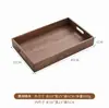 Caja de almacenamiento de escritorio sólida de madera de nogal personalizada, caja organizadora con compartimentos de madera, bandeja de almacenamiento para cosméticos y artículos varios del hogar