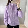 Primavera e outono novo estilo coreano de camada única de carga roupas femininas finas ao ar livre à prova de vento e à prova de chuva jaqueta casual para casal roupas de montanhismo