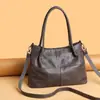 Nuevo bolso de mano de moda para mujer, elegante bolso tote, gran capacidad, versátil, se puede llevar en la mano o cruzar el cuerpo, disponible para envío directo