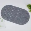 Novo tapete de banheiro antiderrapante em formato de rosquinha Oval anti-queda ventosa tapete para os pés tapete de massagem para os pés para box de banheiro