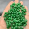 Jade verde seco jarrón pequeño cuentas sueltas venta al por mayor diy accesorios de joyería de jade pulsera colgante pequeño cuentas de jade piezas sueltas venta al por mayor