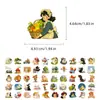 Conjunto de 50 Peças de Adesivos Graffiti Estilo Desenho Animado Pastoral para Cadernos, Capacetes e Recompensa Infantil - Novo Estilo Transfronteiriço Atacado