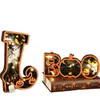Decoraciones de Halloween con Diseño Nuevo y Creativo Transfronterizas Manualidades de Madera para Decoración del Hogar y Oficina Regalos