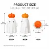 Lámpara de Calabaza Fantasma de Halloween Transfronteriza LED Decoración de Escritorio Creativa Adorno Luz de Atmósfera Brillante Regalo Festivo