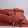 Conjunto de Quatro Peças de Algodão Tingido em Fio Penteado Sirospun Algodão Lavado 4 Capas de Edredom de Algodão Lençol de Cama Roupa de Cama de Alta Qualidade para Casa de Temporada