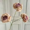 3 Flores de Peonía Artificiales para Decoración de Bodas, Arreglos Florales, Decoraciones de Pasillo y Arreglos de Flores de Bienvenida