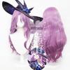 Peripatetic Collapse Star Dome Jade cos Peruca Simulação Couro Cabeludo Top Cabelo Longo Cacheado peruca cosplay