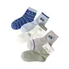 Calcetines infantiles Yishuangshuang, nuevos calcetines de media caña con diseño de coche de dibujos animados para otoño e invierno, algodón peinado, lindos calcetines de algodón para bebé para niños
