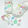 Charms para Sapato Clog Sonho do Oceano Pérola Versátil Concha Estrela do Mar Acessórios Decorativos DIY Removíveis Praia Ins