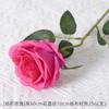 Flor artificial rosa roja naranja flor simulación rosa flor artificial salón de bodas decoración del hogar flor artificial al por mayor