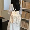 Mochila Nueva de Alta Calidad Moderna para Mujer Estilo Coreano Ligera con Lunares Nicho Tendencia Mochila para Salir Mochila Estudiante de Doble Hombro