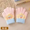 Luvas de Cinco Dedos para Bebê Outono e Inverno Quentes para Crianças Engrossadas 2-4 Anos Dedos Separados Estilo K Bebê Meninos e Meninas Fofos