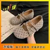 Zapatos Mary Jane Versátiles de Lunares Estilo Retro 2026 Otoño Nuevo Estilo Par que Aumenta la Altura con Faldas Correa de Doble Hebilla Boca Baja Zapatos Birkenstock Mujer