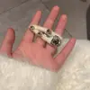 Pasador de Ganchillo de Lana Hecho a Mano DIY Orejas de Conejo Lindas Pasador Estéreo de Hierba Flor Pasador BB de Lana Hecho a Mano