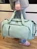 Bolsa de Viaje de Gran Capacidad para Distancias Cortas, Mochila de Hombro Doble para Equipaje de Mano, Separación de Seco y Húmedo, Bolsa para Deportes Acuáticos, Fitness, Bolsa de Equipaje, Bolsa de Almacenamiento