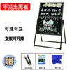 Quadro fluorescente, quadro de publicidade, barraca de feira noturna, placa luminosa de publicidade, quadro negro pequeno LED recarregável iluminado à mão, tela fluorescente