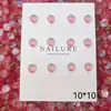 Accesorios de Uñas Famosos en Internet de Moda Resina Dibujos Animados Degradado Fresa Fruta Uñas Postizas Portátiles Pendientes Accesorios para el Cabello Venta al por Mayor