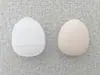 Zapatillas Pequeñas Esponja de Dedo en Polvo Malvavisco Esponja de Cojín de Aire para Dedos Elásticas Espesadas No Absorbentes de Polvo Doble Uso para Aplicación de Maquillaje Seco y Húmedo
