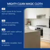 Paño de limpieza para eliminación de polvo, absorción de agua, sin marcas de agua, adecuado para el mantenimiento diario de puertas de vidrio, ventanas, muebles y pisos, paño de limpieza multiusos
