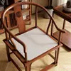 Cojín de Silla Simple Estilo Chino Color Sólido Cojín para Silla Caoba Cojín para Sofá de Madera Maciza Cojín para Silla Circular de Mesa de Té Cojín para Silla Taishi
