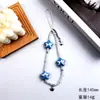 Lanyard para Teléfono Estrella Menta Verde de Verano Hecho a Mano DIY Cadena de Cuentas Ccd Cámara Decoración Fresca Estilo Ins