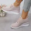 Zapatos de Mujer de Suela Gruesa con Pedrería Transfronterizos, Nuevos Modelos de Primavera y Otoño, Zapatos de Mujer que Aumentan la Altura, Zapatos Casuales Transpirables Antideslizantes, Zapatos de Salón Delgados de Moda