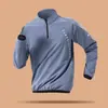 Cortavientos atlético para hombre, a prueba de viento y de secado rápido, adecuado para entrenamiento de fitness, actividades al aire libre en otoño e invierno, proporcionando calor para ciclismo, senderismo y carreras matutinas