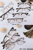 Gafas de aleación coloridas de buen aspecto Explosiones de moda en Internet hermosas guapas como espejo plano ultraligero personalidad decorativa 88020