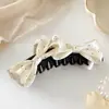 Grampo Banana com Laço de Bolinhas Doce para Mulheres, Grampo para Rabo de Cavalo Alto, Penteadeira para a Parte de Trás da Cabeça, Novo Acessório de Cabelo 2026 para o Verão
