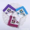 Amazon Algodão Feminino Borda Crescente Estampada Lenço Pequeno Floral Pequeno Fundo Branco Lenço Pequeno Fresco Fabricante Atacado