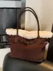 Versión Coreana Diseño de Nicho Bolso Tote de Gran Capacidad 2025 Nueva Moda Otoño e Invierno Tendencia Versátil Bolso de Hombro para Viajar