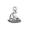 20 Tipos de Acessórios para Joias DIY, Materiais Artesanais, Pingentes de Pulseira de Âncora e Roda de Navio Vintage, Série Marinha Popular de Vendas Quentes no Comércio Exterior Transfronteiriço