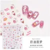 Novos Adesivos de Gel para Unhas Desenho Animado DIY Pet Fofo Decoração de Unhas Adesivos Manicure Estéreo Em relevo 5D