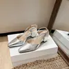 Sandálias Pontiagudas Estilosas Vazadas com Salto de 8cm para Mulheres, Novo Estilo de Verão, Delicadas e Versáteis, Sapatos de Salto Alto com Tiras Cruzadas para o Dia a Dia