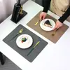 Jogo Americano de Pano Lavável Escandinavo, Mat Isolante para Mesa de Jantar Resistente a Altas Temperaturas e Óleo, Porta-Copos de Luxo para Jantar Ocidental, Logo Imprimível