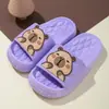 Pantuflas Infantiles Populares en Internet Capibara Niños y Niñas Casuales para el Hogar Suela Suave Para Exteriores Baño Antideslizantes Sandalias de Ducha Verano