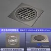 Desagüe de Piso Antiolor Tubería 40 Acero Inoxidable 304 T de Antiembozamiento Tubería Universal para Lavadora Alcantarilla Boca Pequeña Gris Pistola