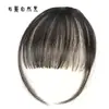 Peruca com Franja de Ar para Comércio Exterior, Franja Tecida à Mão com Cabelo Natural para Mulheres com Costeletas, Franja Falsa, Topete de Cabelo Atacado