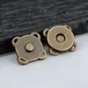 Fecho Magnético Botão de Pressão Invisível Flor de Ameixa Costurada à Mão Fivela Magnética para Bolsas e Jaquetas Acessórios de Metal DIY Costurados à Mão