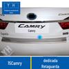 Aplicável a 15 Toyota Camry painel de proteção traseira externa pedal do porta-malas Camry pedal do para-choque traseiro de aço inoxidável